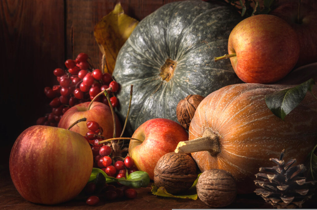 zucca, mela, frutta